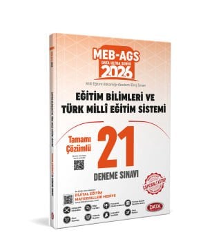 2026 Ags Eğitimin Temelleri Ve Türk Milli Eğitim Sistemi Tamamı Çözümlü 21 Deneme Sınavı Data Yayınları