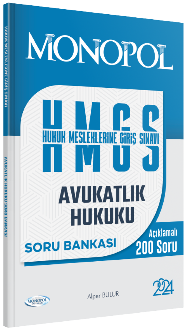 2024 Hmgs Avukatlık Hukuku Soru Bankası Monopol Yayınları