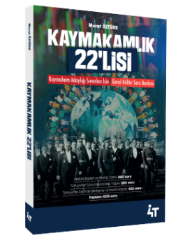 4T Yayınları Kaymakamlık 22 lisi Genel Kültür Soru Bankası