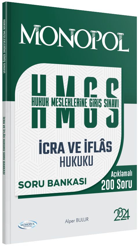 2024 Hmgs İcra ve İflas Hukuku Soru Bankası Monopol Yayınları