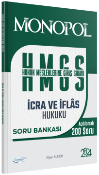 2024 Hmgs İcra ve İflas Hukuku Soru Bankası Monopol Yayınları