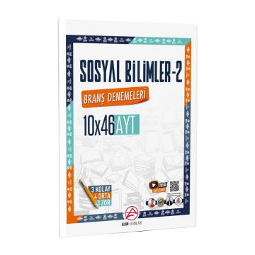 Alan Yayınları AYT Sosyal Bilimler 2 10 x 46 Denemeleri