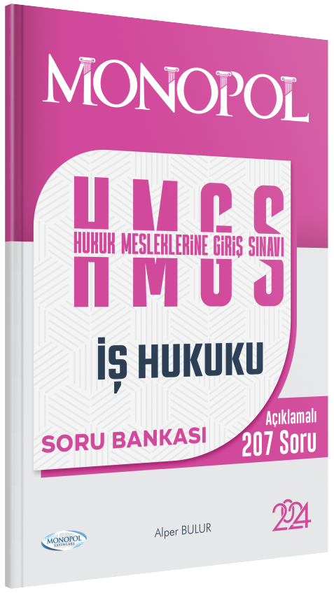 2024 Hmgs İş Hukuku Soru Bankası Monopol Yayınları