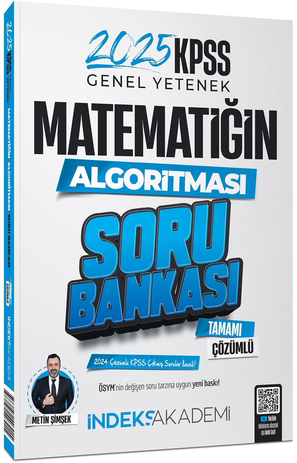 İndeks Akademi 2025 KPSS Matematik Matematiğin Algoritması Soru Bankası  Çözümlü - Metin Şimşek İndeks Akademi Yayıncılık