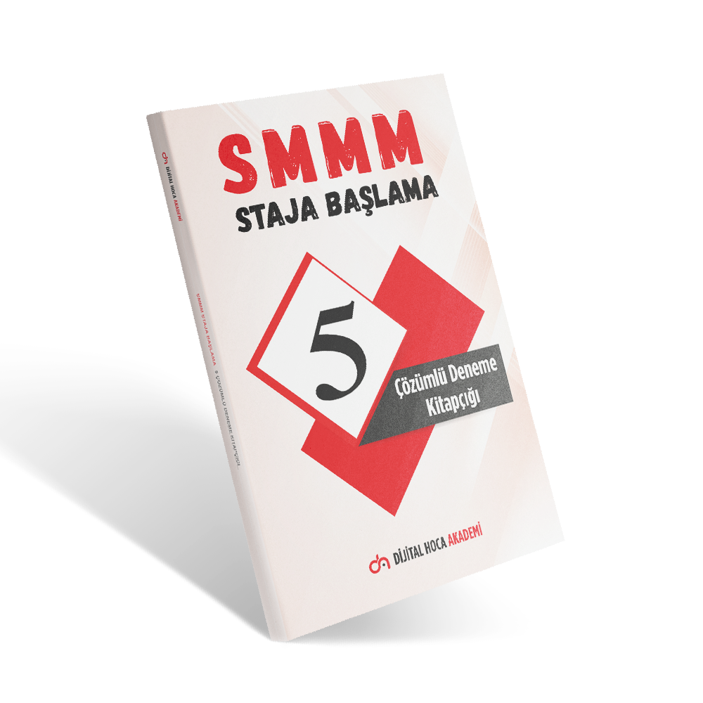 Dijital Hoca SMMM Staja Başlama Çözümlü 5 Deneme Sınavı Dijital Hoca Akademi
