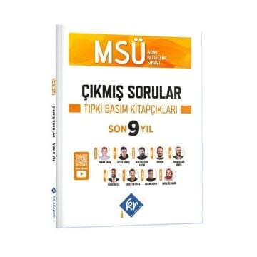 KR Akademi 2027 MSÜ Çıkmış Sorular Son 9 Yıl Tıpkı Basım Kitapçıkları