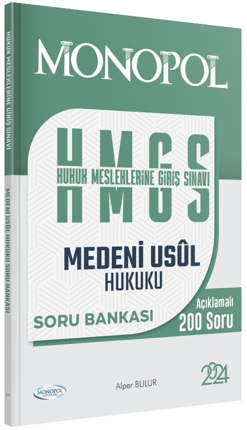 2024 Hmgs Medeni Usul Hukuku Soru Bankası Monopol Yayınları