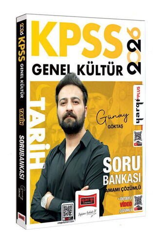 2026 KPSS Genel Kültür Tamamı Çözümlü Tarih Soru Bankası (Günay Göktaş) Yargı Yayınları