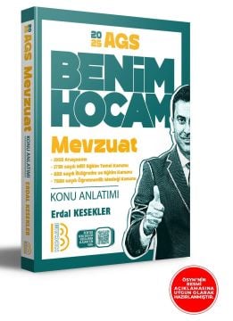 2025 MEB AGS Mevzuat Konu Anlatımı Benim Hocam Yayınları