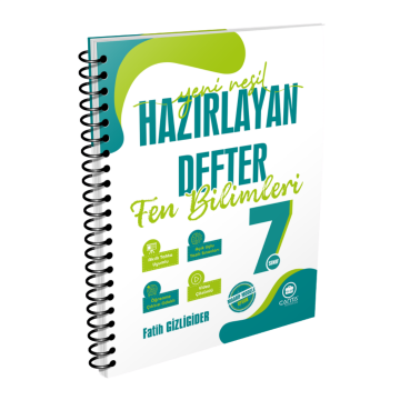 Çanta Yayınları 7. Sınıf Fen Bilimleri Yeni Nesil Hazırlayan Defter