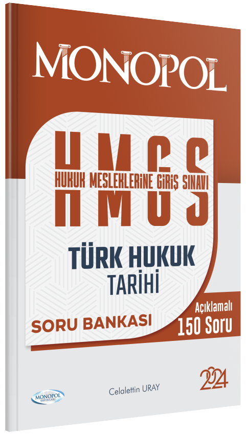 2024 Hmgs Türk Hukuk Tarihi Soru Bankası Monopol Yayınları