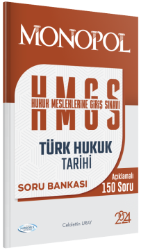 2024 Hmgs Türk Hukuk Tarihi Soru Bankası Monopol Yayınları