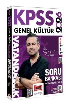 2026 KPSS Genel Kültür Tamamı Çözümlü Vatandaşlık Soru Bankası (Özgür Özkınık) Yargı Yayınları