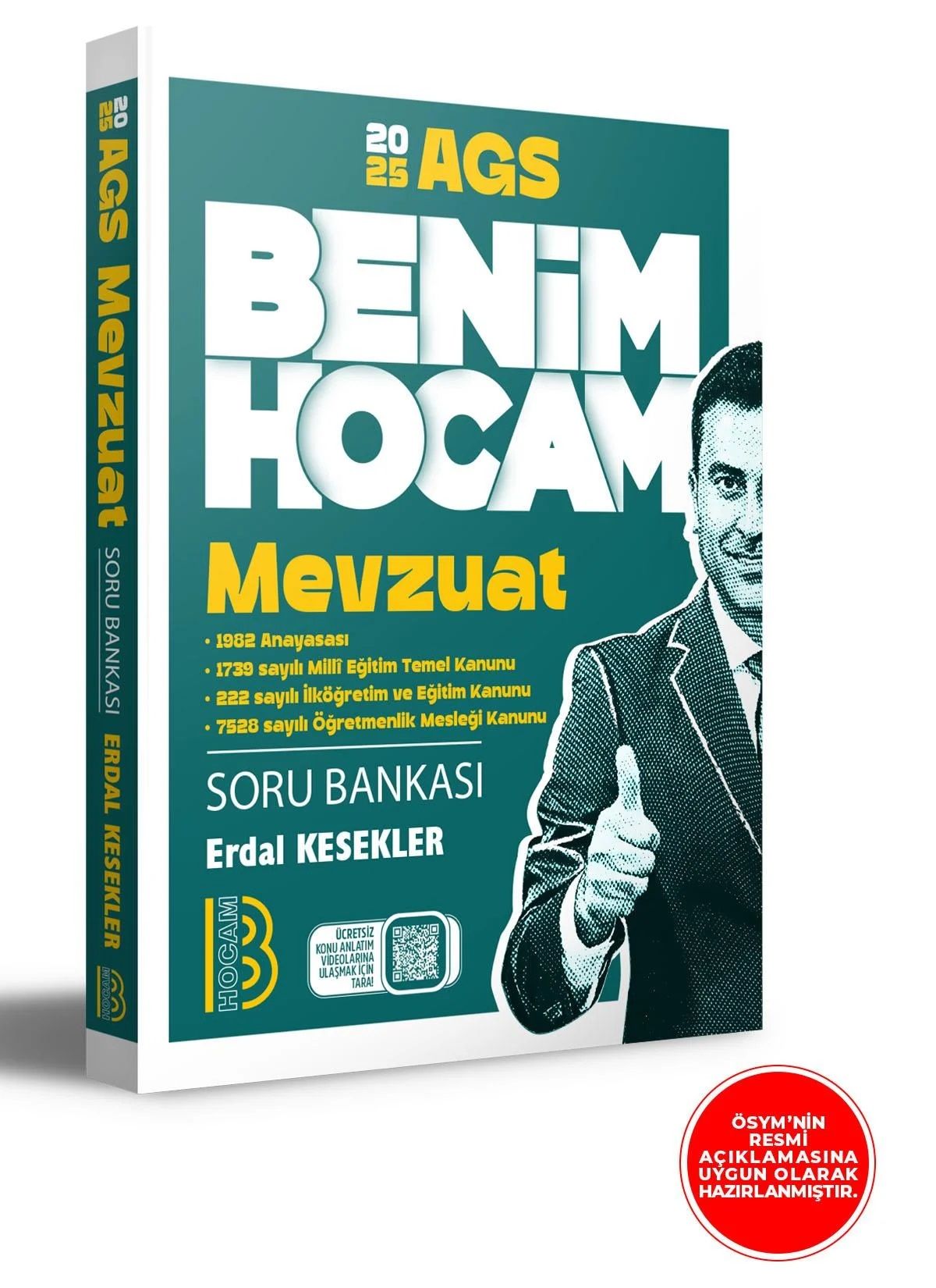 2025 MEB AGS Mevzuat Tamamı Çözümlü Soru Bankası Benim Hocam Yayınları