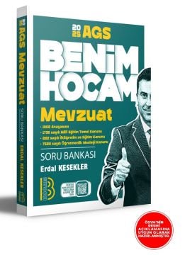 2025 MEB AGS Mevzuat Tamamı Çözümlü Soru Bankası Benim Hocam Yayınları
