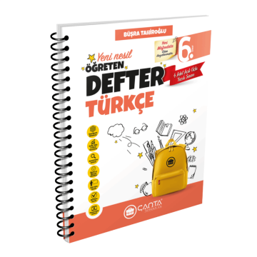 Çanta Yayınları 6. Sınıf Türkçe Öğreten Defter