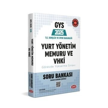 T.C. Gençlik ve Spor Bakanlığı Yurt Yönetim Memuru ve VHKİ GYS Soru Bankası - Karekod Çözümlü Data Yayınları