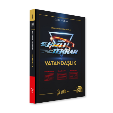2026 Süper Hızlı Tekrar Kpss Vatandaşlık Yetki Yayınları