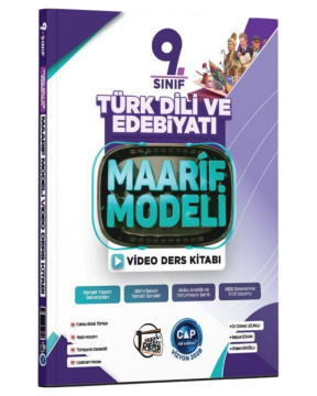 Çap Yayınları 9. Sınıf Türk Dili ve Edebiyatı Maarif Video Ders Kitabı