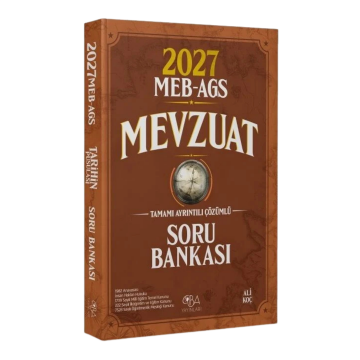 CBA Yayınları 2027 MEB-AGS Mevzuat Soru Bankası Çözümlü - Ali Koç