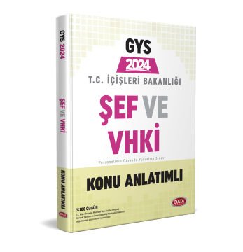 T.C İçişleri Bakanlığı Şef Ve VHKİ Konu Anlatımlı Data Yayınları