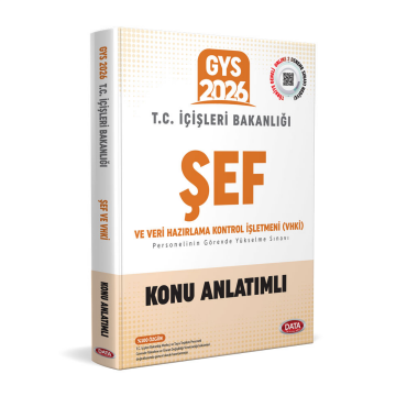 T.C. İçişleri Bakanlığı Şef GYS Konu Anlatımlı Data Yayınları