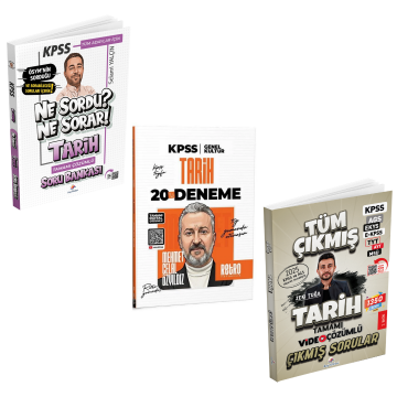 Dizgi Kitap 2026 KPSS Ne Sordu Ne Sorar Tarih Soru Bankası, Tarih Çıkmış Sorular ve Retro Yayıncılık Tarih 20 Deneme Seti