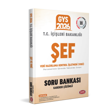 T.C. İçişleri Bakanlığı VHKİ ve Şef GYS Soru Bankası - Karekod Çözümlü Data Yayınları
