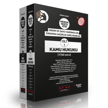 Nokta Atışı Hakim ve Savcı Yardımcılığı Sınavına Hazırlık Kamu Hukuku ve Özel Hukuk Soru Bankası Sava Yayınları