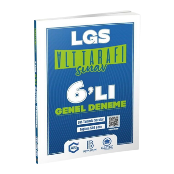 Çanta Yayınları LGS Alt Tarafı Sınav 6'lı Genel Deneme (Benim Hocam - Arı - Çanta Yayınları ortak denemesidir.)