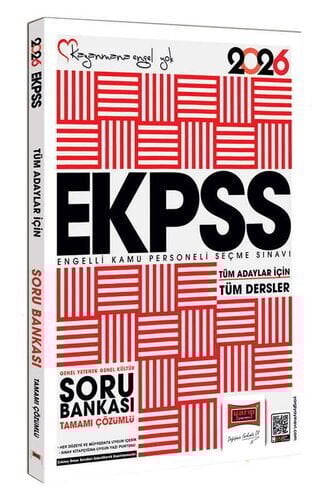 Yargı Yayınları 2026 Tüm Adaylar İçin EKPSS GK-GY Tüm Dersler Tamamı Çözümlü Soru Bankası