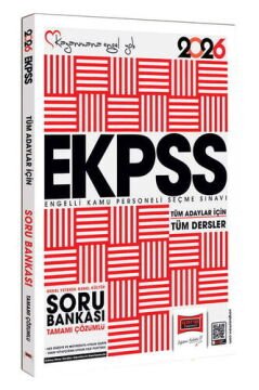 Yargı Yayınları 2026 Tüm Adaylar İçin EKPSS GK-GY Tüm Dersler Tamamı Çözümlü Soru Bankası