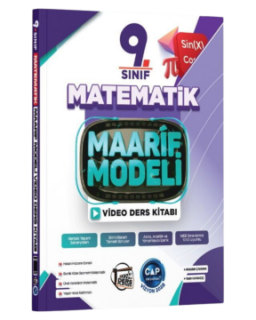 Çap Yayınları 9. Sınıf Matematik Maarif Video Ders Kitabı
