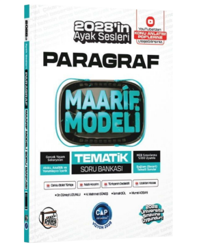 Çap Yayınları Üniversiteye Hazırlık Paragraf Ders Platosu Maarif Modeli Tematik Soru Bankası