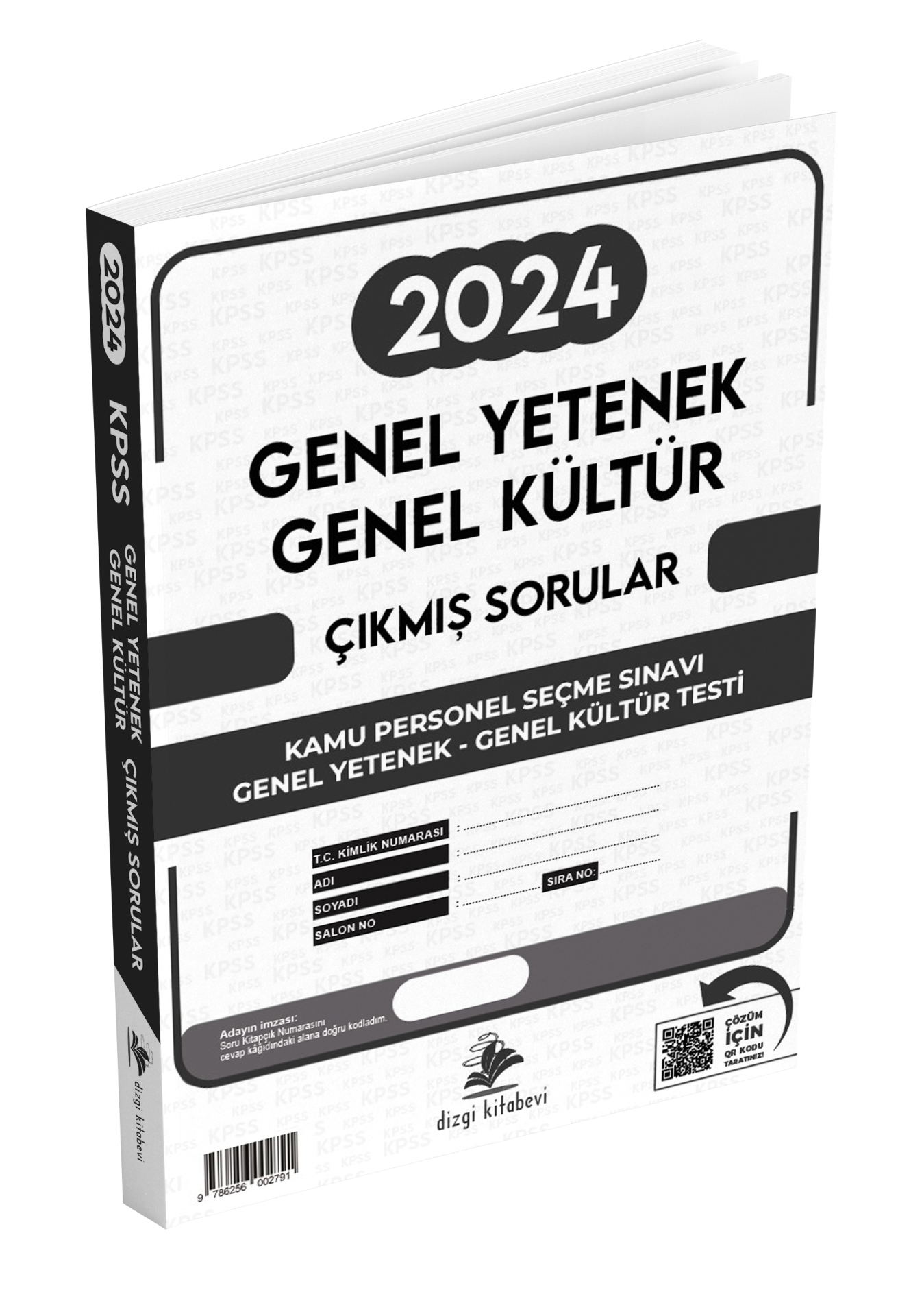 Dizgi Kitap KPSS Genel Yetenek Genel Kültür Video Çözümlü 2024 Sınavı Tek Fasikül Orijinal Çıkmış Sorular