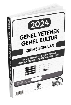 Dizgi Kitap KPSS Genel Yetenek Genel Kültür Video Çözümlü 2024 Sınavı Tek Fasikül Orijinal Çıkmış Sorular