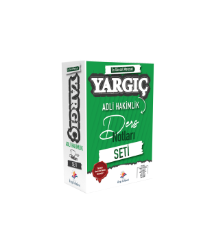 Dizgi Kitap 2024 Yargıç Adli Hakimlik Ders Notları Seti