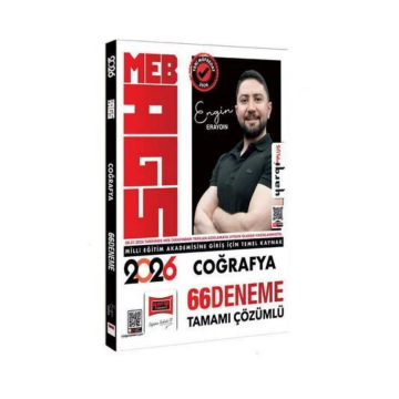2026 MEB-AGS Coğrafya 66 Deneme Çözümlü Engin Eraydın Yargı Yayınları