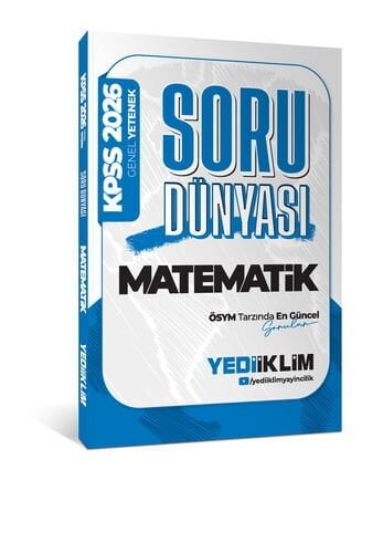 2026 KPSS Genel Yetenek Matematik Soru Dünyası Yediiklim Yayınları