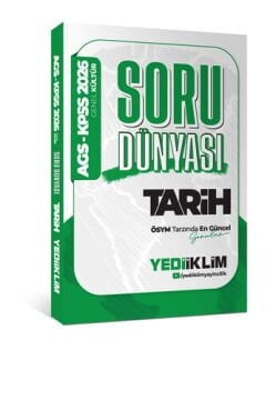 Yediiklim Yayınları 2026 KPSS AGS Genel Kültür Tarih Soru Dünyası