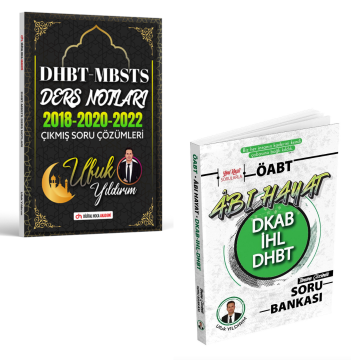 Dijital Hoca Dhbt-Mbsts Ders Notları 2018-2020-2022 Çıkmış Soru Çözümleri ve Dizgi Kitap Soru Bankası Seti