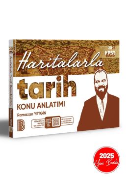 2025 KPSS AGS Haritalarla Tarih Konu Anlatımlı Benim Hocam Yayınları