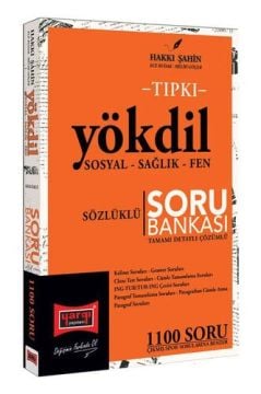 2024 Tıpkı YÖKDİL Sosyal - Sağlık - Fen Sözlüklü Tamamı Detaylı Çözümlü Soru Bankası Yargı Yayınları