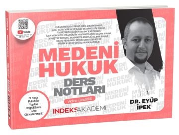 2025 KPSS A Grubu Medeni Hukuk Video Ders Notları - Eyüp  İpek İndeks Akademi Yayıncılık