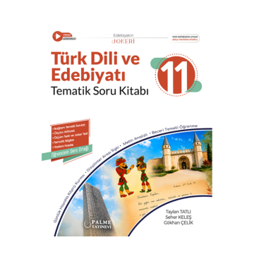 Palme Yayınları 11. Sınıf Türk Dili ve Edebiyatı Joker Tematik Soru Kitabı