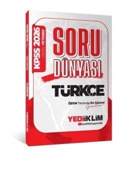 2026 KPSS Genel Yetenek Türkçe Soru Dünyası Yediiklim Yayınları