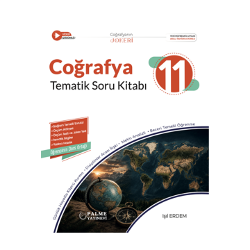 Palme Yayınları 11. Sınıf Coğrafya Joker Tematik Soru Kitabı