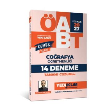 Yediiklim Yayınları 2027 MEB AGS ÖABT Cemre Serisi Coğrafya Öğretmenliği Tamamı Çözümlü 14 Deneme  Ramazan KOCAKAYA