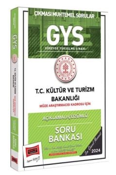 Yargı Yayınları 2024 T.C Kültür ve Turizm Bakanlığı Müze Araştırmacısı Kadrosu İçin Açıklamalı Çözümlü Soru Bankası