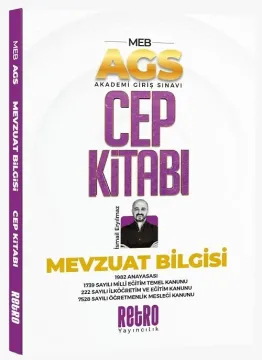 Retro Yayıncılık 2026 MEB-AGS Mevzuat Bilgisi Cep Kitabı İsmail Eryılmaz